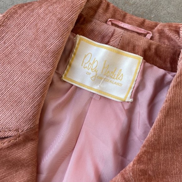 Ricky Models of Switzerland Vintage Velvet Coat - Picture 4 of 4